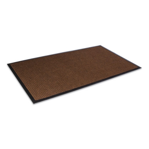 Picture of Super-Soaker Wiper Mat With Gripper Bottom, Polypropylene, 36 X 120, Dark Brown