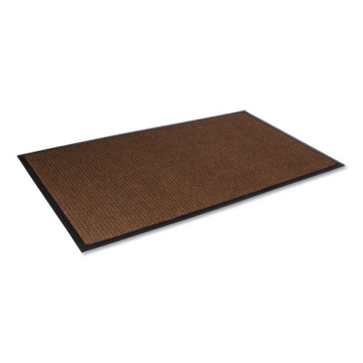 Picture of Super-Soaker Wiper Mat With Gripper Bottom, Polypropylene, 36 X 60, Dark Brown