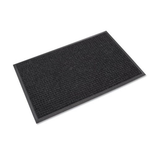 Picture of Super-Soaker Wiper Mat With Gripper Bottom, Polypropylene, 24 X 36, Charcoal