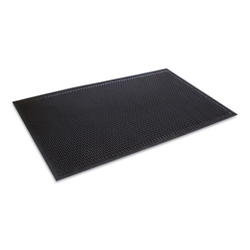 Picture of Crown-Tred Indoor/outdoor Scraper Mat, Rubber, 43.75 X 66.75, Black