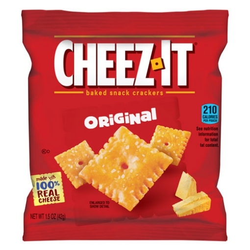 Picture of Cheez-It Crackers, 1.5 Oz Single-Serving Snack Pack, 8/box