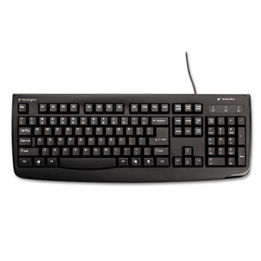 Picture of Pro Fit Usb Washable Keyboard, 104 Keys, Black