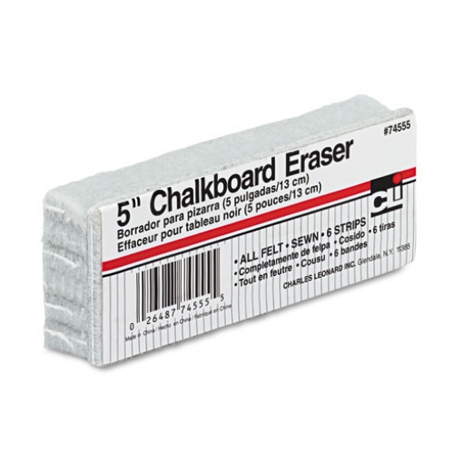 Picture of 5-Inch Chalkboard Eraser, 5" X 2" X 1"