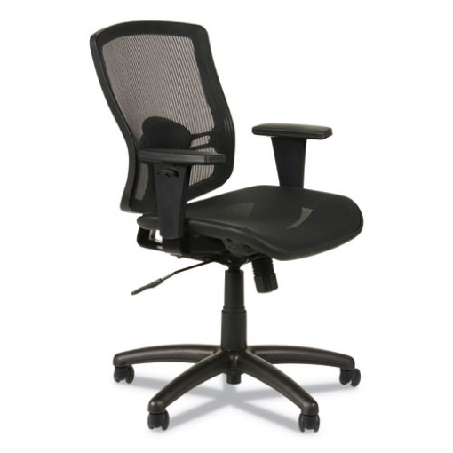Picture of Alera Etros Series Suspension Mesh Mid-Back Synchro Tilt Chair, Supports Up To 275 Lb, 15.74" To 19.68" Seat Height, Black