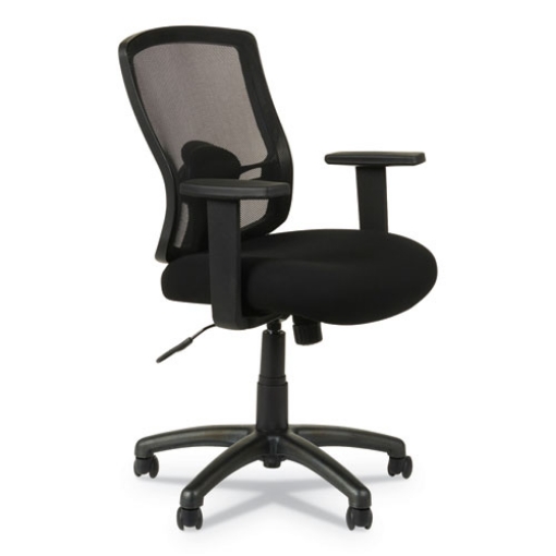 Picture of Alera Etros Series Mesh Mid-Back Chair, Supports Up To 275 Lb, 18.03" To 21.96" Seat Height, Black