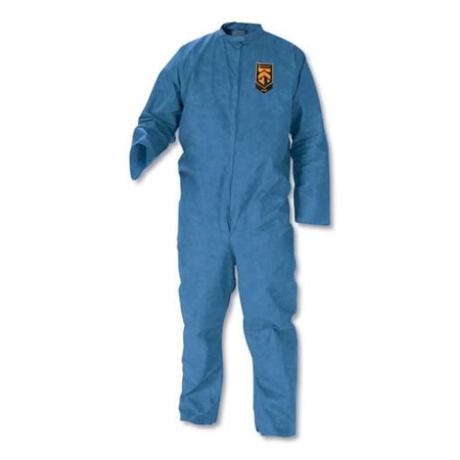 Picture of A20 Zipper Front Protection Coveralls, X-Large, Blue, 24/carton
