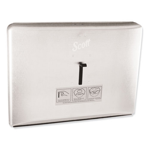 Picture of Personal Seat Cover Dispenser, 16.6 X 2.5 X 12.3, Stainless Steel