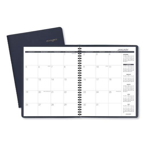 Picture of Monthly Planner, 11 x 9, Navy Cover, 15-Month (Jan to Mar): 2024 to 2025