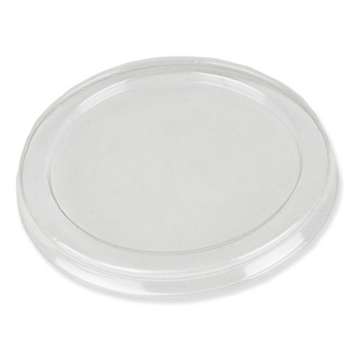 Picture of Dome Lids for 3.25" Round Containers, 3.25" Diameter, Clear, Plastic, 1,000/Carton