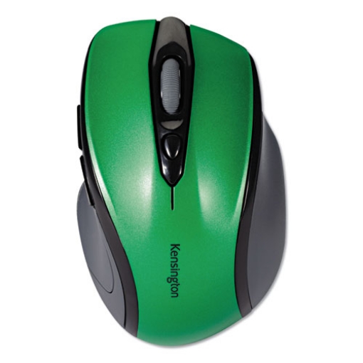 Picture of Pro Fit Mid-Size Wireless Mouse, 2.4 Ghz Frequency/30 Ft Wireless Range, Right Hand Use, Emerald Green