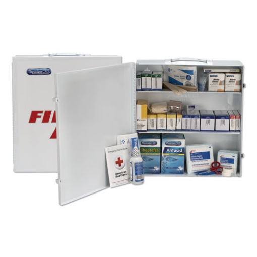 Picture of Industrial First Aid Kit For 100 People, 694 Pieces, Metal Case