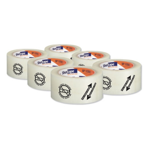 Picture of Folded Edge Tape, 3" Core, 2.08" X 110 Yds, Clear