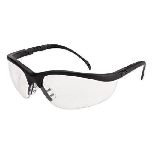 Picture of Klondike Safety Glasses, Matte Black Frame, Clear Lens