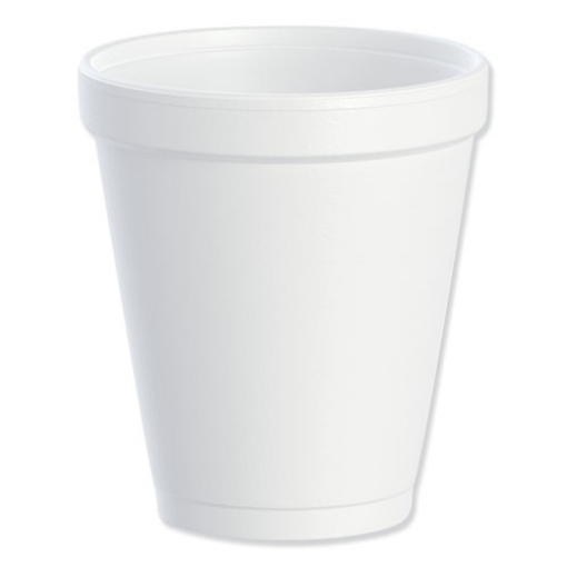 Picture of Foam Drink Cups, 8 Oz, White, 25/bag, 40 Bags/carton