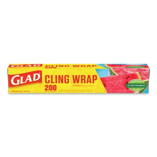 Picture of Clingwrap Plastic Wrap, 200 Square Foot Roll, Clear