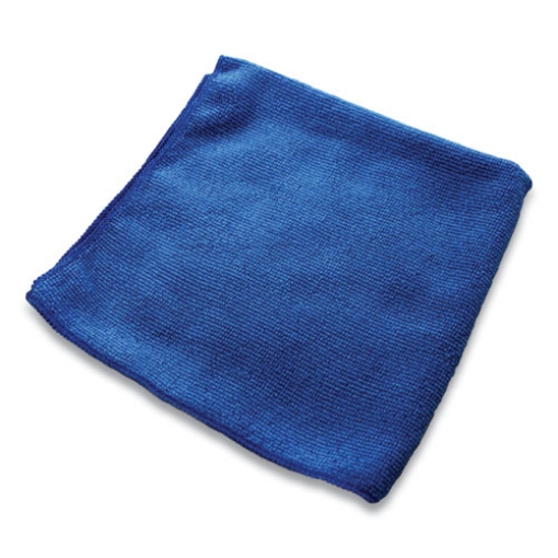 Picture of Lightweight Microfiber Cloths, 16 X 16, Blue, 240/carton