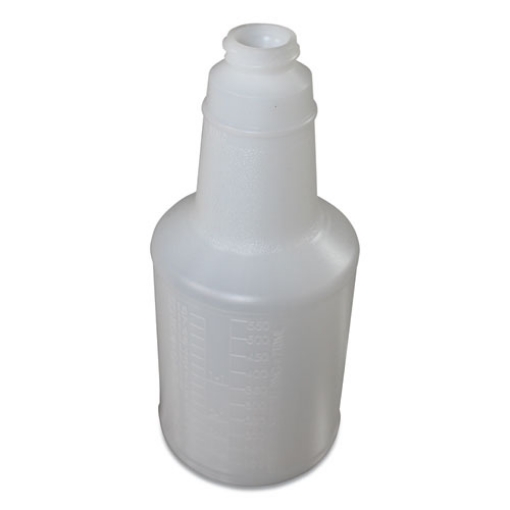 Picture of Plastic Bottles With Graduations, 24 Oz, Clear, 24/carton