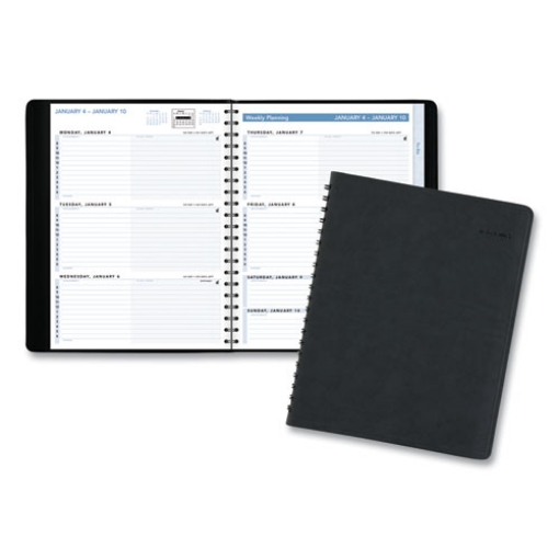 Picture of The Action Planner Weekly Appointment Book, 11 x 8, Black Cover, 12-Month (Jan to Dec): 2024