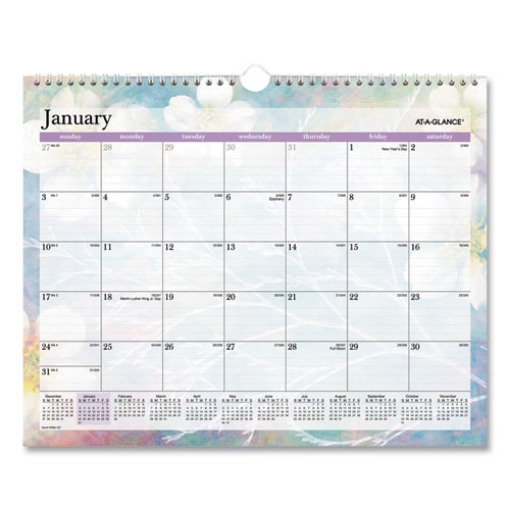 Picture of Dreams Monthly Wall Calendar, Dreams Seasonal Artwork, 15 x 12, Multicolor Sheets, 12-Month (Jan to Dec): 2024