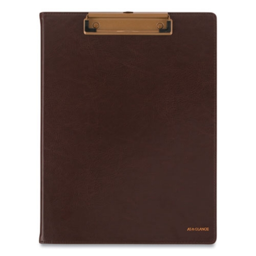 Picture of Signature Collection Monthly Clipfolio, 11 x 8, Distressed Brown Cover, 13-Month (Jan to Jan): 2024 to 2025