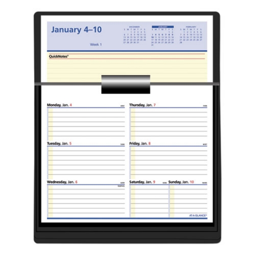 Picture of Flip-A-Week Desk Calendar Refill with QuickNotes, 7 x 6, White Sheets, 12-Month (Jan to Dec): 2024