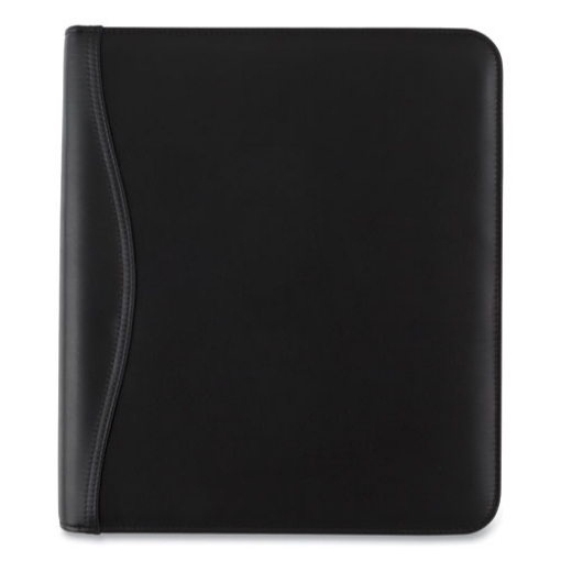 Picture of Black Leather Planner/organizer Starter Set, 11 X 8.5, Black Cover, 12-Month (jan To Dec): Undated