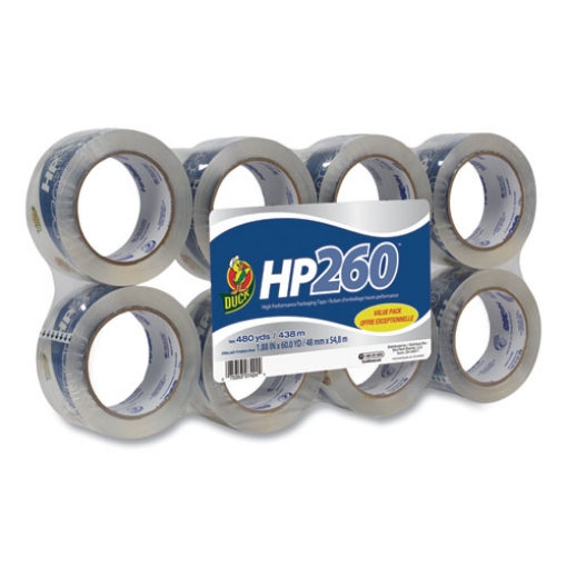 Picture of HP260 Packaging Tape, 3" Core, 1.88" X 60 Yds, Clear, 8/pack