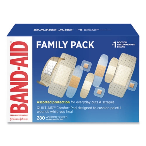 Picture of Sheer/wet Adhesive Bandages, Assorted Sizes, 280/box