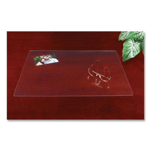 Picture of Eco-Clear Desk Pad with Antimicrobial Protection, 19 x 24, Clear