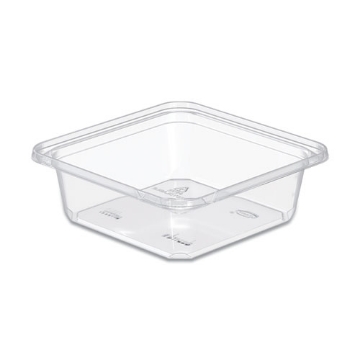 Picture of TamperGuard Snack Boxes, 1-Compartment, 24 oz, 6.3 x 6.3 x 2.1, Clear, Plastic, 300/Carton