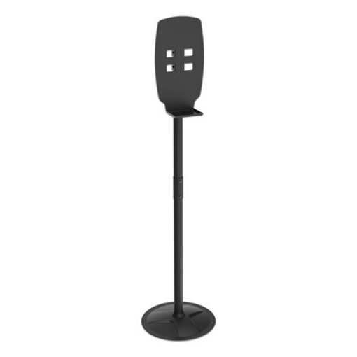 Picture of Floor Stand For Sanitizer Dispensers, Height Adjustable From 50" To 60", Black