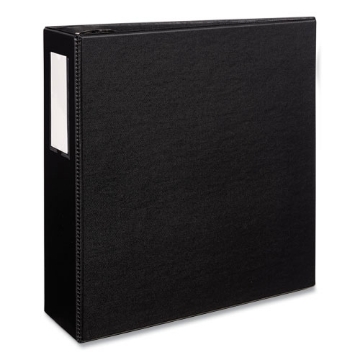 Picture of Durable Non-View Binder With Durahinge And Ezd Rings, 3 Rings, 4" Capacity, 11 X 8.5, Black, (8802)