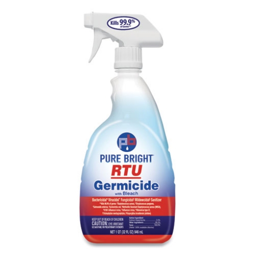 Picture of Rtu Germicide With Bleach, Fresh Scent, 32 Oz Spray Bottle, 9/carton