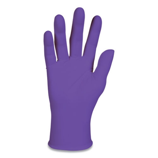 Picture of PURPLE NITRILE Exam Gloves, 242 mm Length, Large, Purple, 100/Box