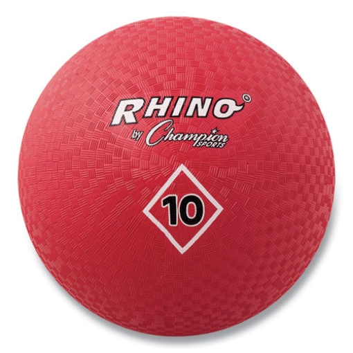 Picture of Playground Ball, 10" Diameter, Red