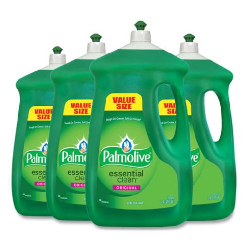 Picture of Dishwashing Liquid, Original Scent, Green, 90 Oz Bottle, 4/carton