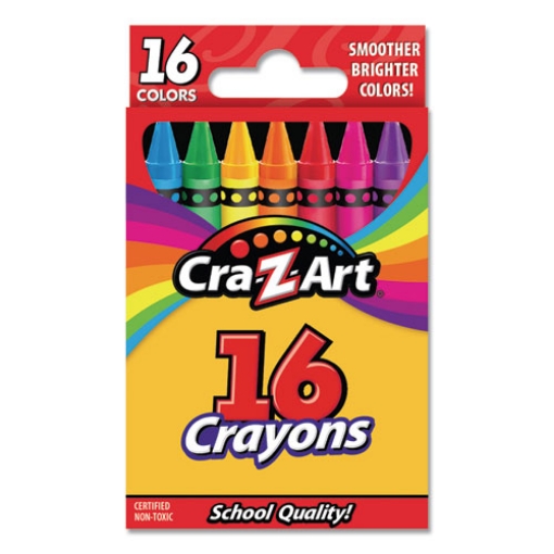 Picture of Crayons, 16 Assorted Colors, 16/set