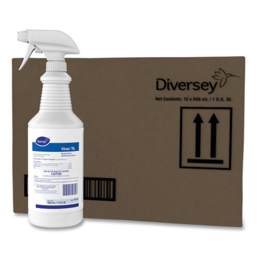 Picture of Virex Tb Disinfectant Cleaner, Lemon Scent, Liquid, 32 Oz Bottle, 12/carton