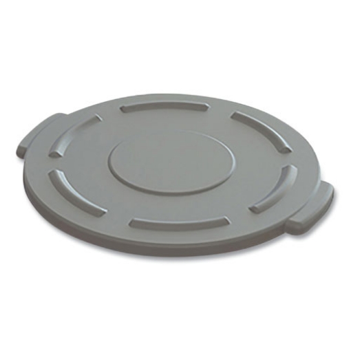 Picture of Value-Plus Gator Container Lids, For 20 Gal, Flat-Top, 20.4" Diameter, Gray