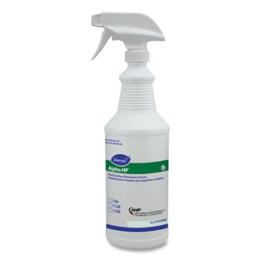Picture of Alpha-Hp Multi-Surface Disinfectant Cleaner Spray Bottle, 32 Oz, White, 12/carton