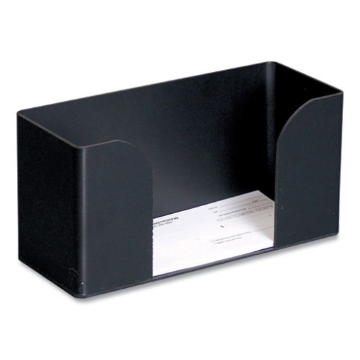 Picture of Forms Holder, For Deposit Slips, Tickets, Vouchers, Checks, Abs Plastic, Black