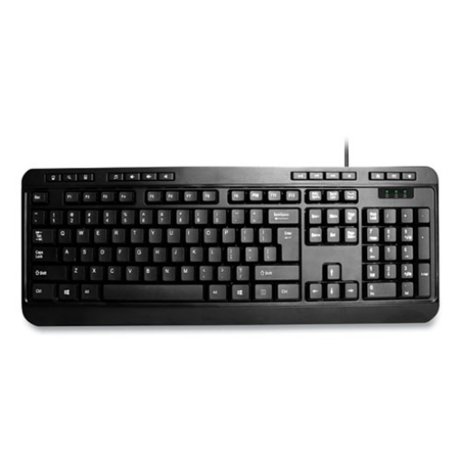 Picture of Akb132ub 118-Key Mm Desktop Usb Keyboard, Black