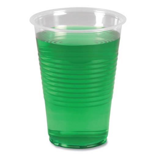 Picture of Translucent Plastic Cold Cups, 14 Oz, Polypropylene, 50/pack