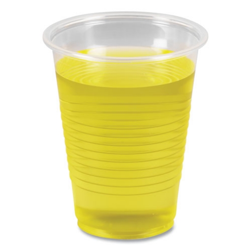 Picture of Translucent Plastic Cold Cups, 7 Oz, Polypropylene, 100/pack