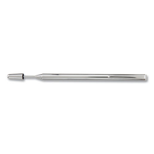 Picture of Slimline Pen-Size Pocket Pointer With Clip, Extends To 24.5", Silver