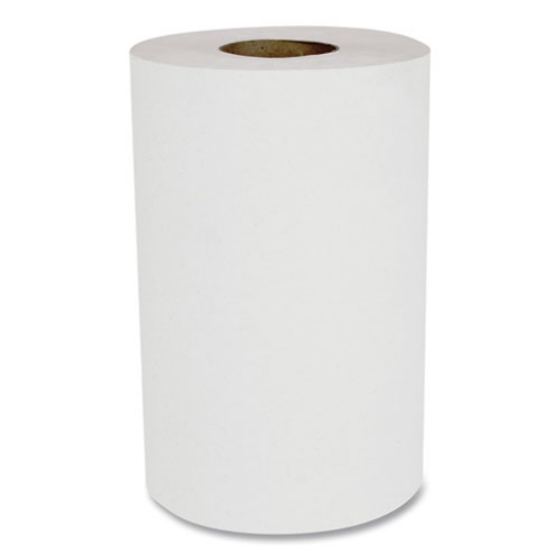 Picture of Hardwound Paper Towels, Nonperforated, 1-Ply, 8" x 350 ft, White, 12 Rolls/Carton