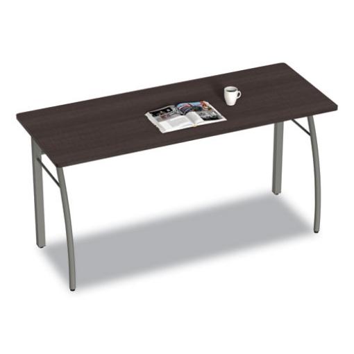 Picture of Trento Line Rectangular Desk, 59.13" X 23.63" X 29.5", Mocha
