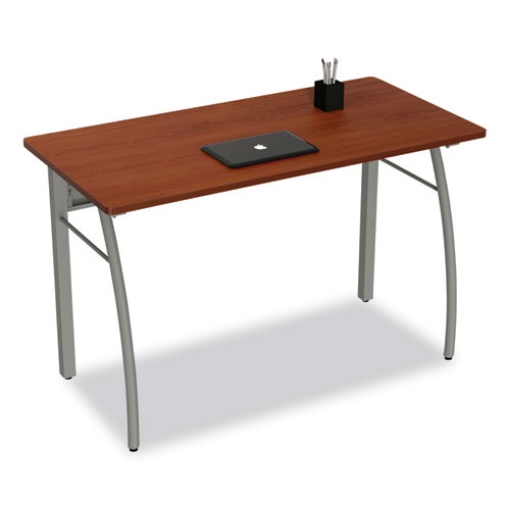 Picture of Trento Line Rectangular Desk, 47.25" X 23.63" X 29.5", Cherry