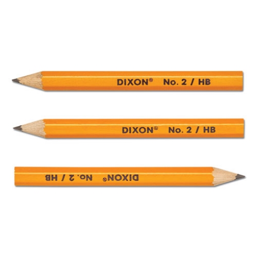 Picture of Golf Wooden Pencils, 0.7 Mm, Hb (#2), Black Lead, Yellow Barrel, 144/box