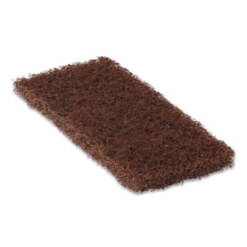 Picture of Octopus Heavy Duty Cleaning Pad, 5 x 9,  Brown, 20/Carton